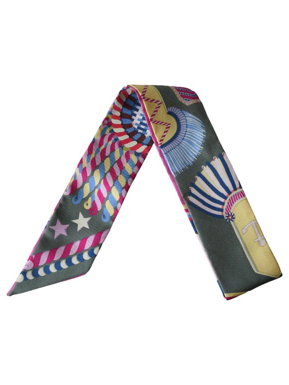 Hermes Epaulettes de Gala Twilly Multicolor
